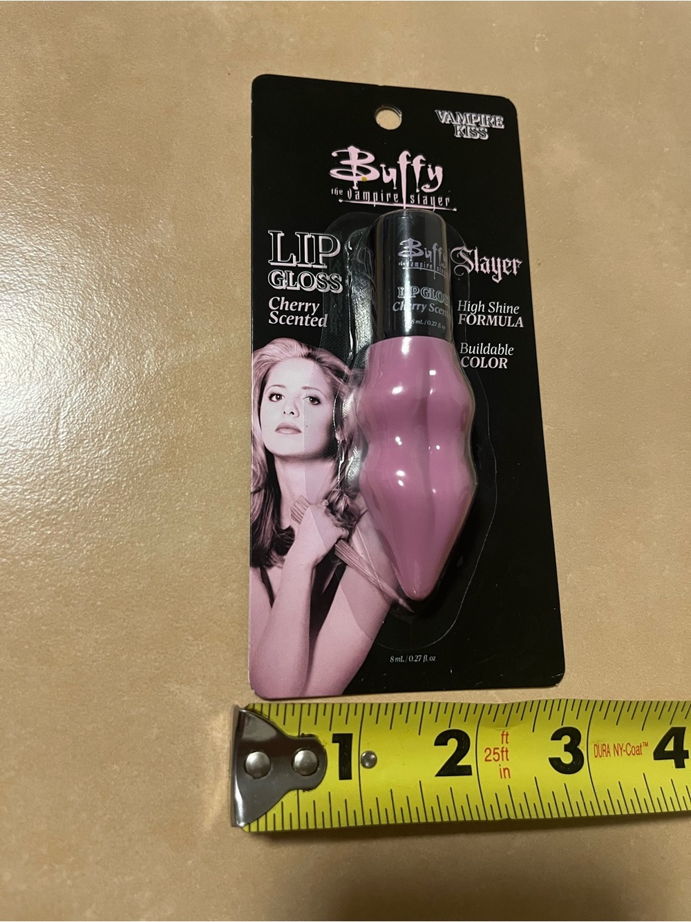 NWT Buffy The Vampire Slayer Lip Gloss & Heart Lip Balm Keychain Duo Set - Picture 7 of 10